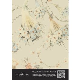 GRANDMA'S TAPESTRY Bluewash Wallpaper Sample