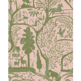 THE ENCHANTED WOODLAND Dawn Wallpaper Sample