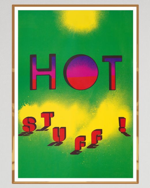 HOT STUFF Framed Art