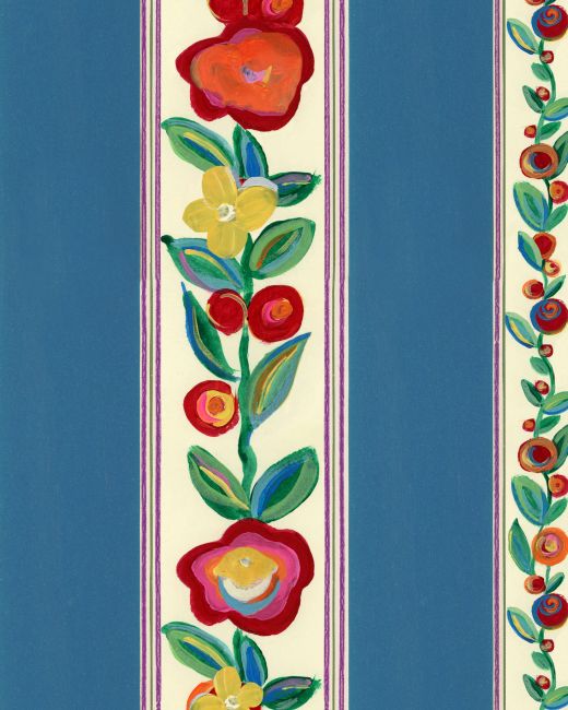 DAINTY FLOWERING Azure Wallpaper