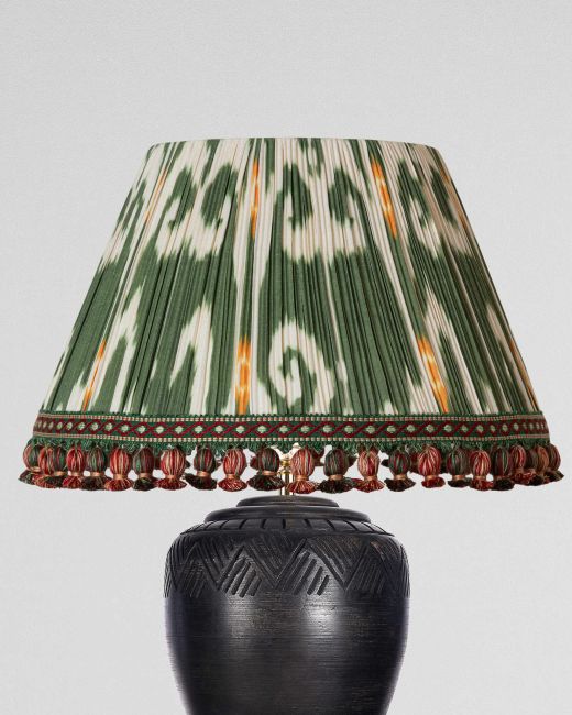 ELYSIA IKAT Fern Pleated Lampshade ø25