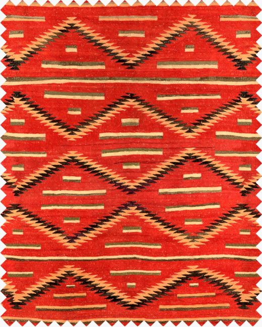 EYEDAZZLER NAVAJO Linen Fabric Sample