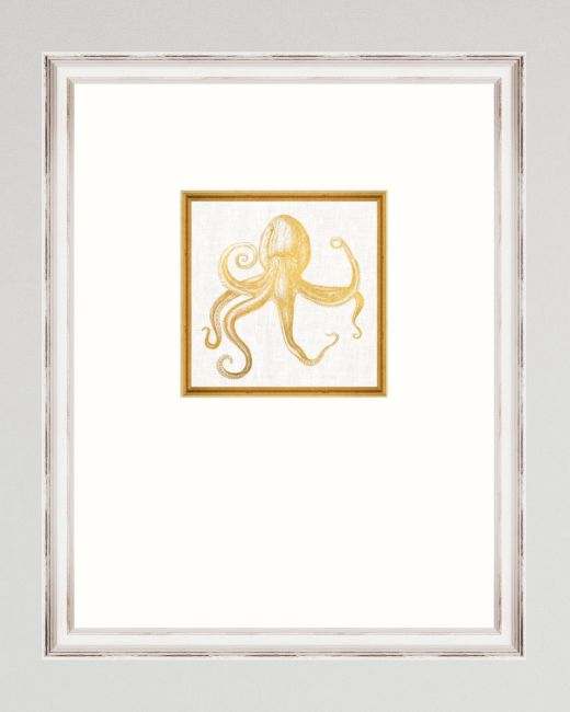 MEDITERRANEAN GEMS - OCTOPUS Framed Linen