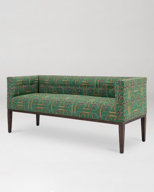 Coe Bench - Allegria Woven fabric