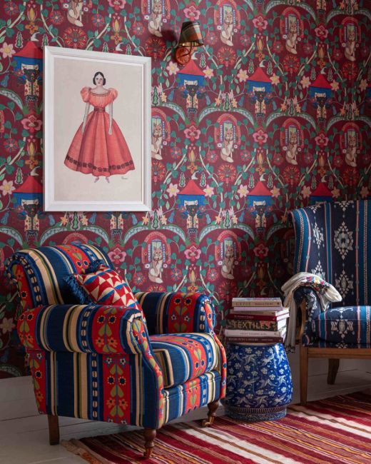 GYPSY FAIRYTALE Ruby Wallpaper