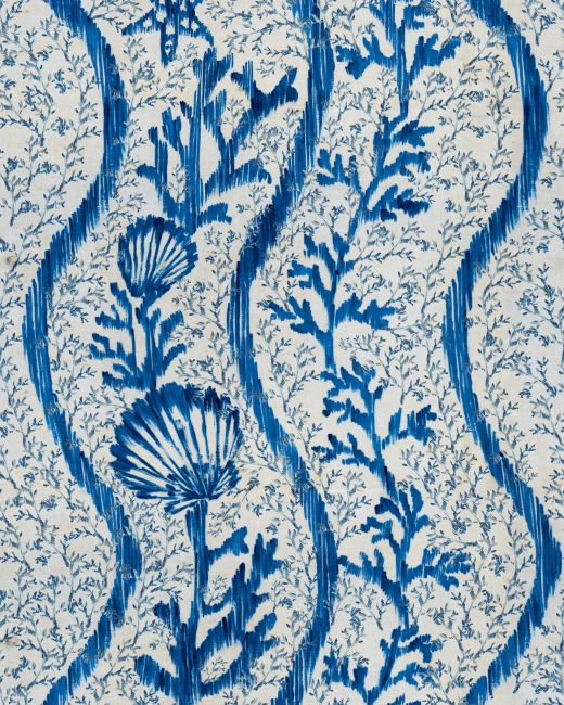 KORALION Indigo Wallpaper