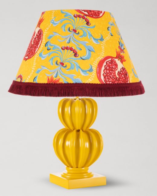 MELAGRANATA BOTANY Table Lamp in Colza Yellow resin