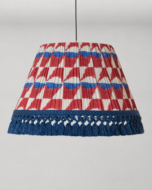 STOVE TILE Pleated Pendant Lamp