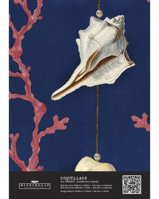 COQUILLAGE Wallpaper Sample