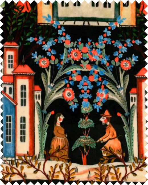 TALES OF TYROL Peat Black Velvet Sample