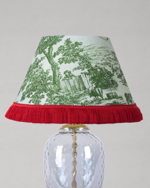 ELYSIA IKAT Fern Pleated Lampshade
