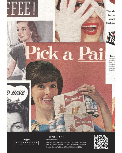 RETRO ADS Wallpaper Sample