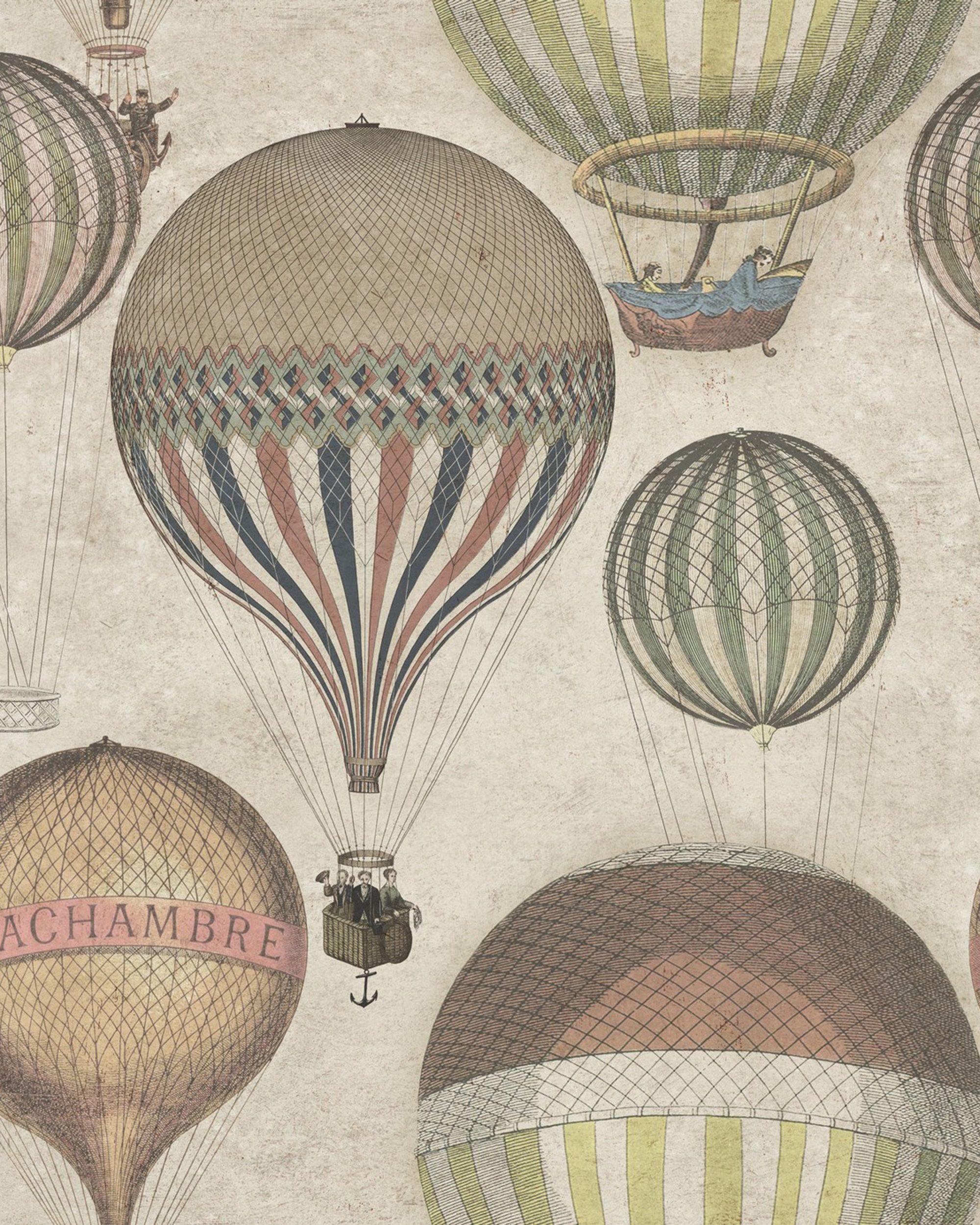 retro balloon wallpaper