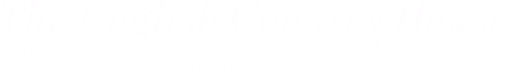 The English Country House Collection